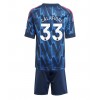 Arsenal Riccardo Calafiori #33 Bortedraktsett Barn 2025-26 Kortermet (+ korte bukser)
